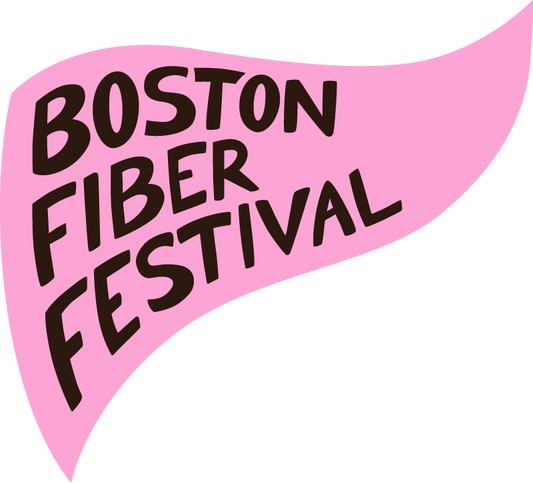 Boston Fiber Festival Logo Magnet