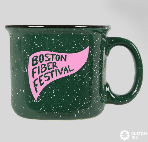 Boston Fiber Festival Camper Mug